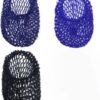 HAND-WOVEN HAIR WOVEN NIGHT CAP FOR WOMEN, BLACK.3