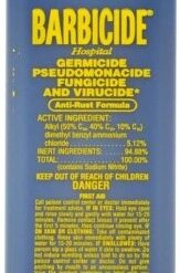 BARBICIDE HOSPITAL ANTI MILDEW FORMULA TOOL STERILIZER CLEANER SALON DISINFECTANT