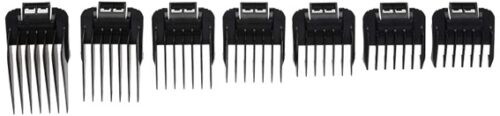 ANDIS 7 PIECE SNAP-ON BLADE COMB SET BLACK (01380)-