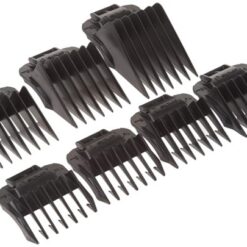 ANDIS 7 PIECE SNAP-ON BLADE COMB SET BLACK (01380)-