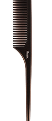 ANNIE - BLACK RAT TAIL COMBS - ASSORTED SALON STYLE - POINTED TIP FOR PARTING AND STYLING HAIR