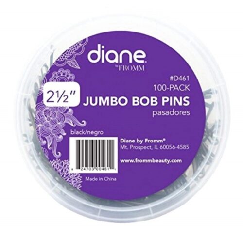 DIANE JUMBO PINS 100 COUNT BLACK TUB