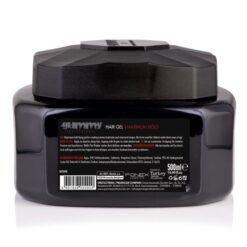 GUMMY PROFESSIONAL HAIR GEL MAXIMUM HOLD, LONG-LASTING HOLD, VITAMIN B5 (PANTHENOL), PARABEN AND ALCOHOL FREE, EDGE CONTROL, EXTREME LOOK, 500 ML