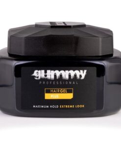 GUMMY PROFESSIONAL HAIR GEL PLUS, VITAMIN B5 (PANTHENOL), PARABEN AND ALCOHOL FREE, EDGE CONTROL, EXTREME LOOK, 500 ML