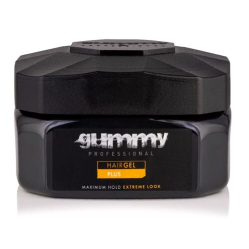 GUMMY PROFESSIONAL HAIR GEL PLUS, VITAMINA B5 (PANTENOL), SIN PARABENOS NI ALCOHOL, CONTROL DE BORDES, ASPECTO EXTREMO, 220 ML
