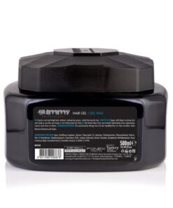 GUMMY PROFESSIONAL HAIR GEL WAX, VITAMIN B5 (PANTHENOL), PARABEN AND ALCOHOL FREE, EDGE CONTROL, EXTREME LOOK, GEL AND WAX IN ONE 500 ML