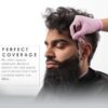 LEVEL 3 TEMPORARY BEARD COLOR – FOR BLACK HAIR BEARDS – FULL BEARD IN MINUTES – EASY TO APPLY & NO MIXING REQUIRED L3-