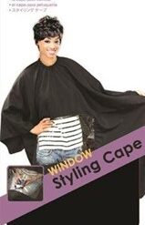 WINDOW DECORATING CAPE NO. 3425 / BLACK (PC)