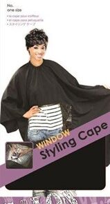 WINDOW DECORATING CAPE NO. 3425 / BLACK (PC)