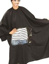 WINDOW DECORATING CAPE NO. 3425 BLACK (PC)